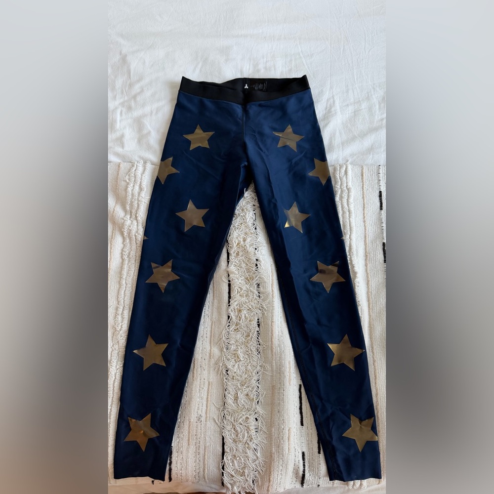 Ultracor High Waisted Navy/Gold Stars Leggings